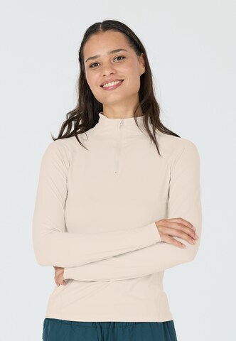 Athlecia Midlayer 'Grina' in Beige: Vorderseite