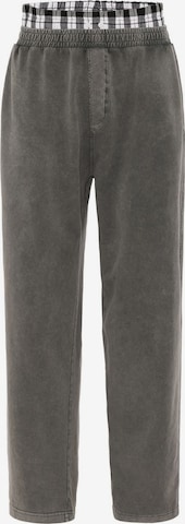 DandaloBaggy Hlače - siva boja: prednji dio