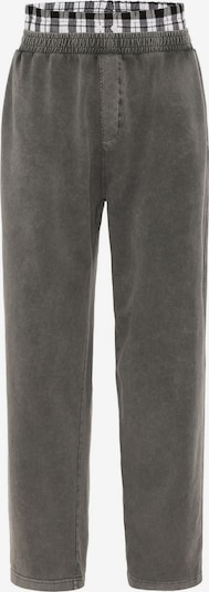 Kelnės iš Dandalo, spalva – bazalto pilka / juoda / balta, Prekių apžvalga