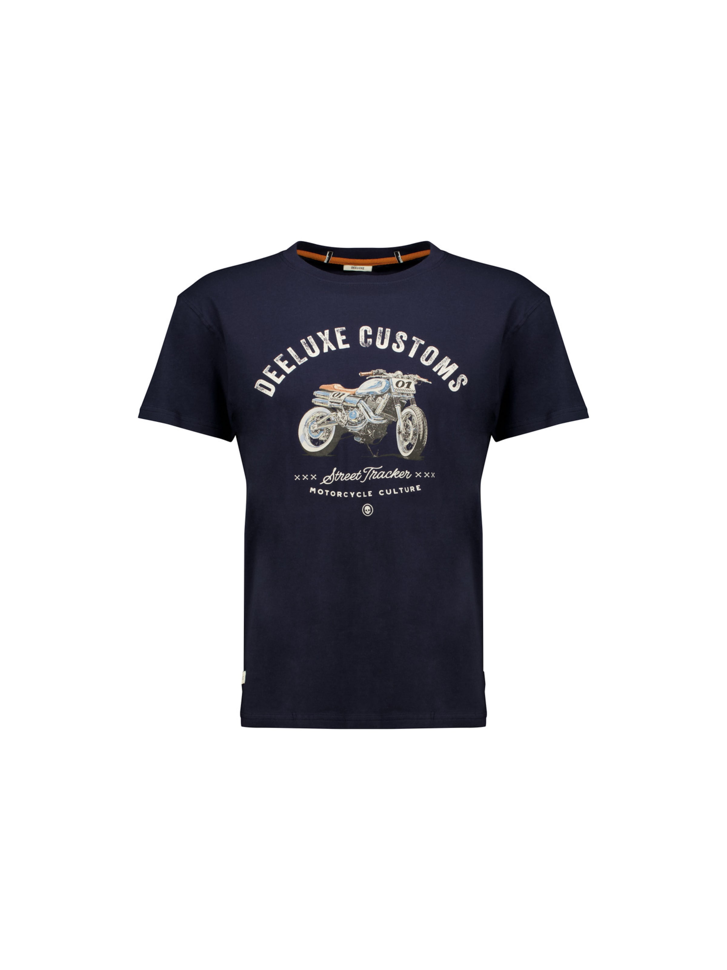 T-Shirt 'RULES' Deeluxe en bleu : devant