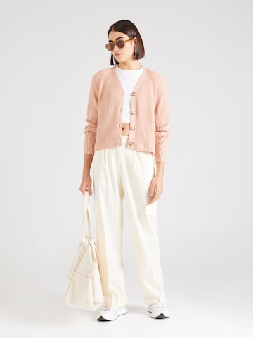 PIECES Knit Cardigan 'Silla' in Pink