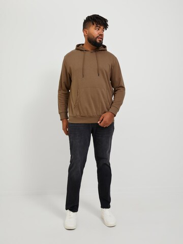 Felpa di Jack & Jones Plus in marrone