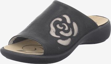 Westland Mules 'Ibiza' in Black: front