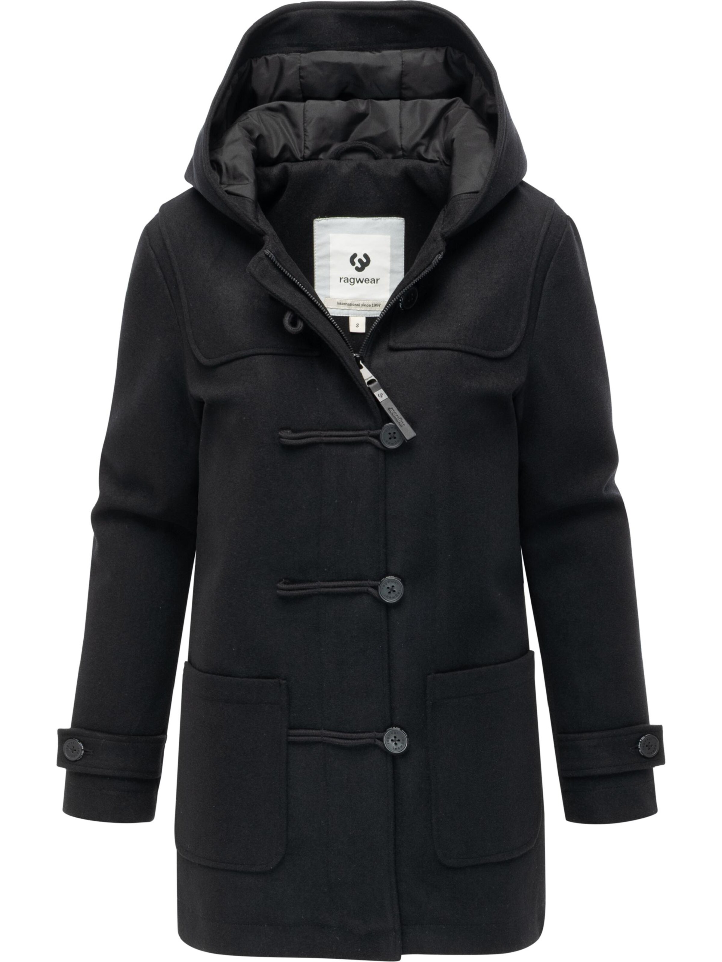 Ragwear Winter coat 'Duffina Youmodo' in Black