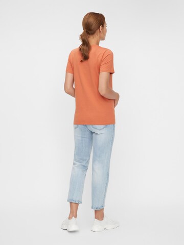 Pieces Maternity Shirt 'Sanicca' in Oranje