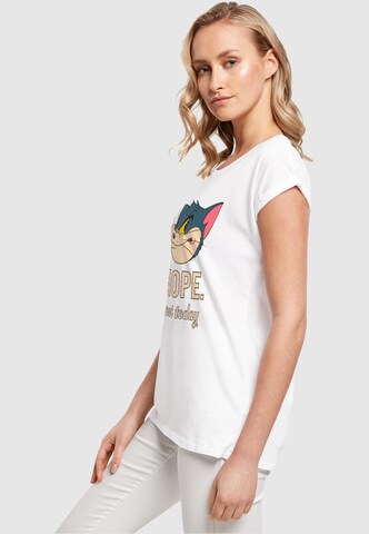 ABSOLUTE CULT T-Shirt 'Tom And Jerry - Nope Not Today' in Weiß