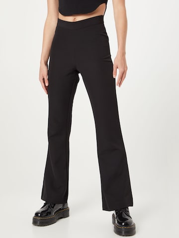 Cotton On Flared Pants in Black: front