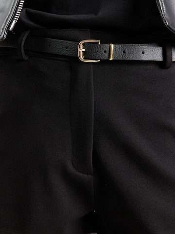 Regular Pantalon chino 'Leonora' ABOUT YOU en noir