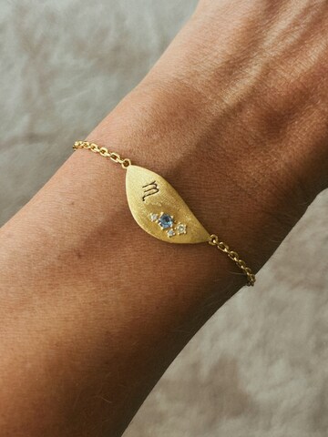 Braccialetto '18k Gold Plated Scorpio | Schorpioen Zodiac' di Sally Jane Jewelry in oro