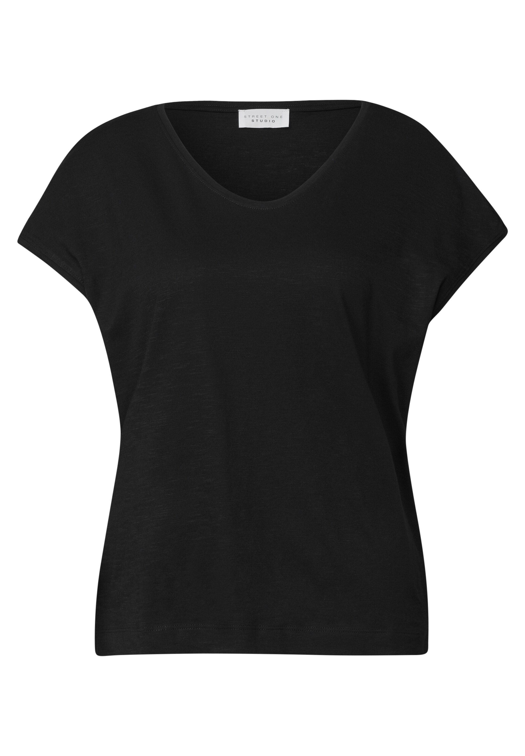 Street One Studio Shirt in Black: front
