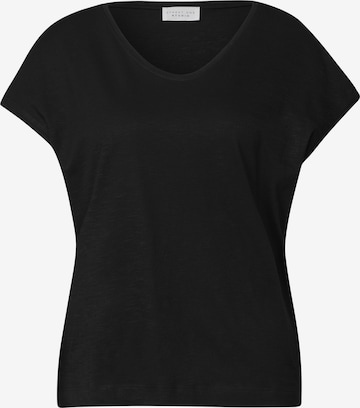 Street One Studio Shirt in Black: front