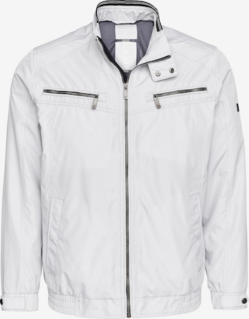 CABANO Between-Season Jacket 'Ultralight' in Silver: front