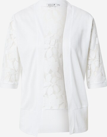 Molly BRACKEN Knit Cardigan in White: front