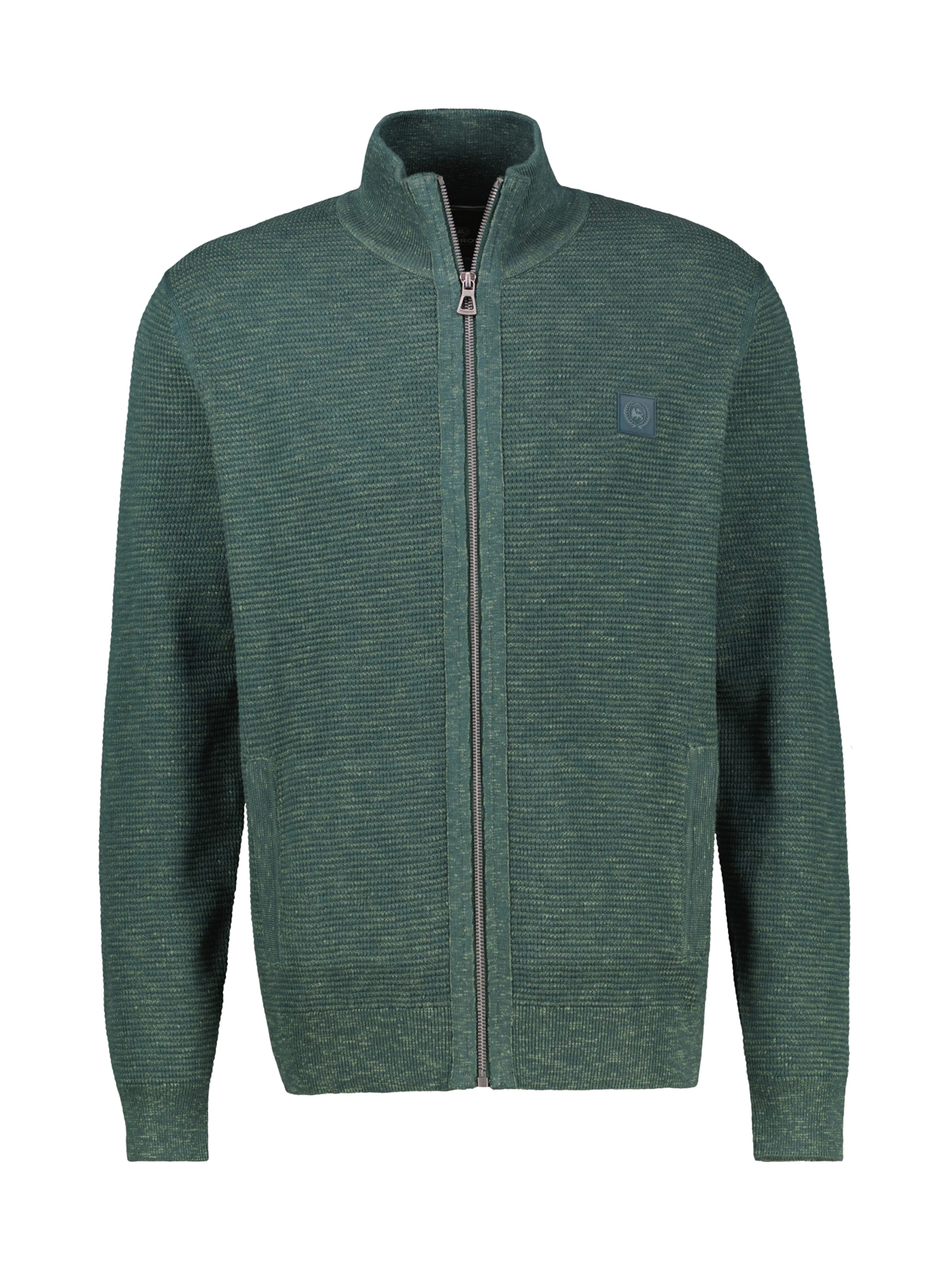 Vestes en maille LERROS en vert : devant
