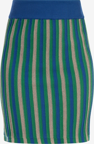 zils faina Svārki: no priekšpuses