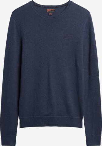 Pull-over 'Essential' Superdry en bleu : devant