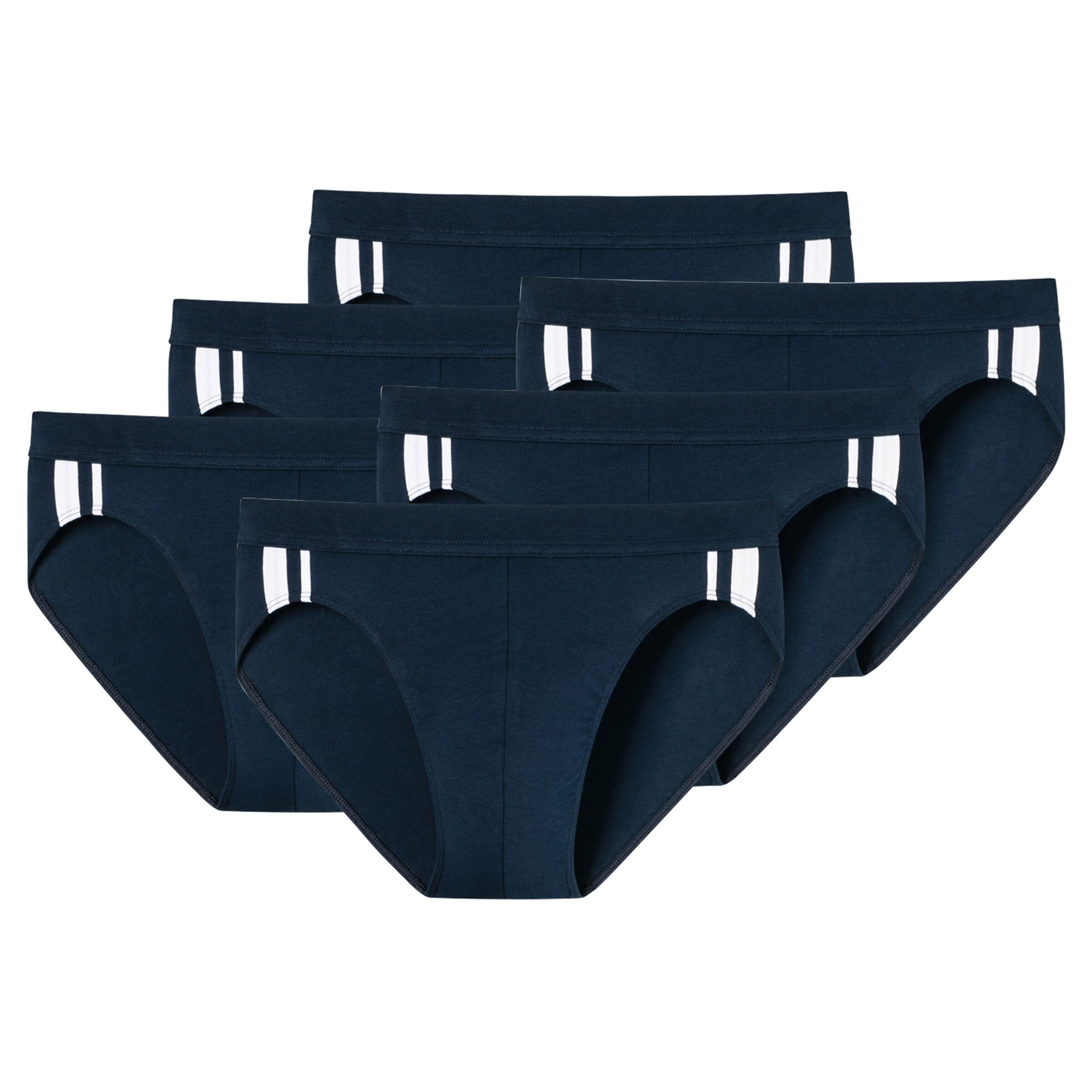 SCHIESSER Slipy – modrá: přední strana