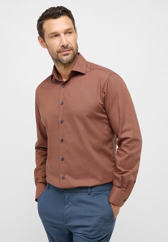 ETERNA Regular fit Business Shirt in Orange: front
