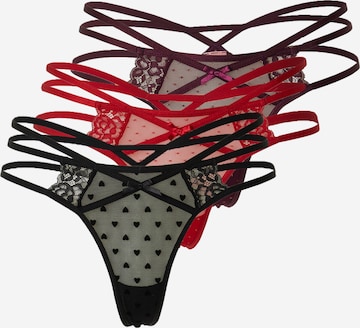 Hunkemöller String bugyik - piros: elől