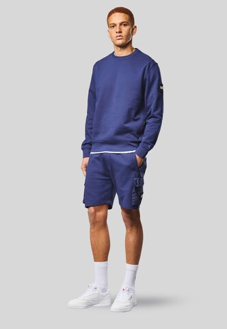 Weekend Offender Regular Cargobroek 'Noreaster' in Blauw