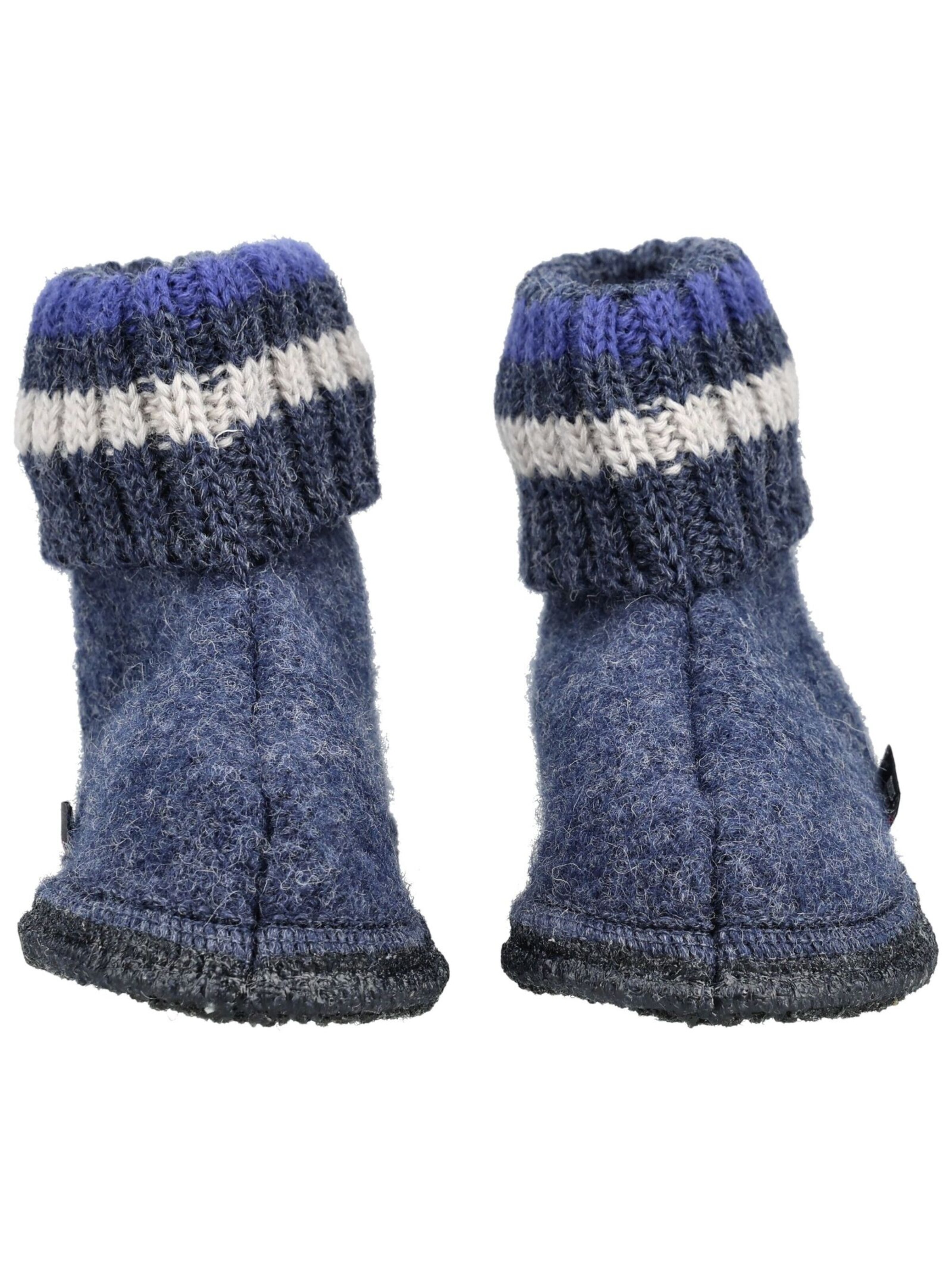 HAFLINGER Huisschoenen in Blauw