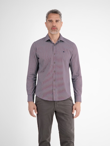 LERROS Regular fit Overhemd in Rood: voorkant