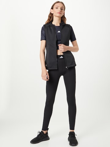 ADIDAS PERFORMANCE Skinny Workout Pants 'Techfit Period Proof' in Black