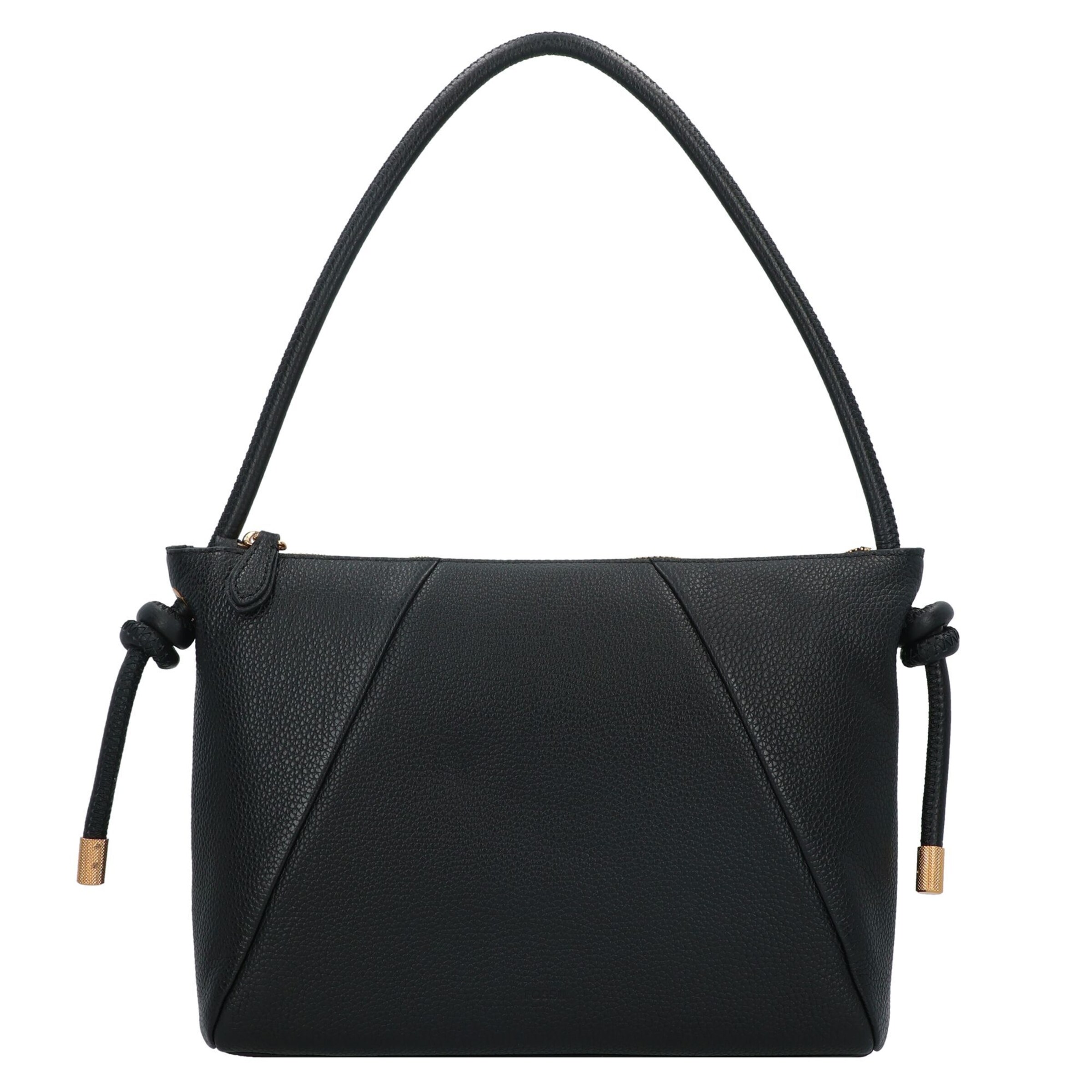 FOSSIL Schultertasche 'Willa' in Schwarz: Vorderseite