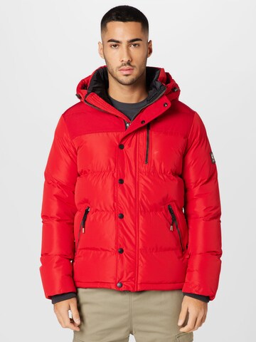 GARCIA Winter Jacket in Red: front