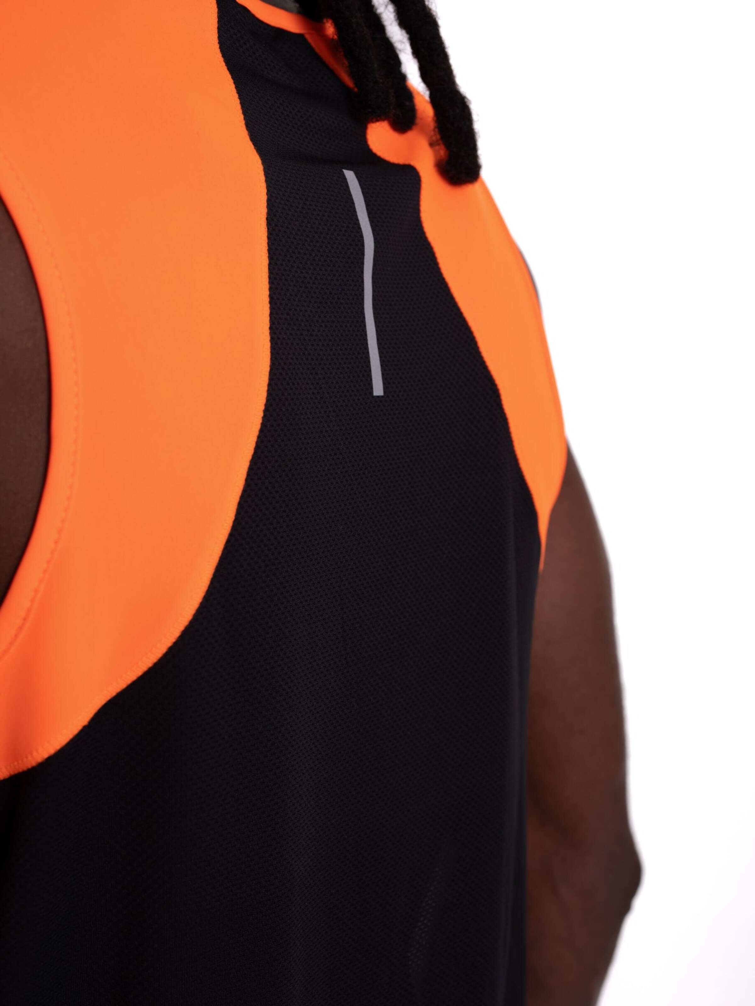 mymotus Funkční tričko 'Mymotus® Men Comfort Running Tanktop Shocking Orange RM11' – oranžová
