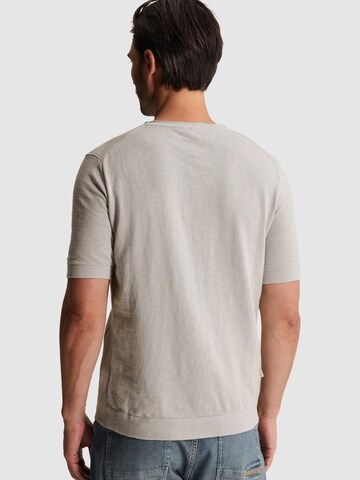 Maglietta 'T-shirt in slub cotton' di CAST IRON in grigio