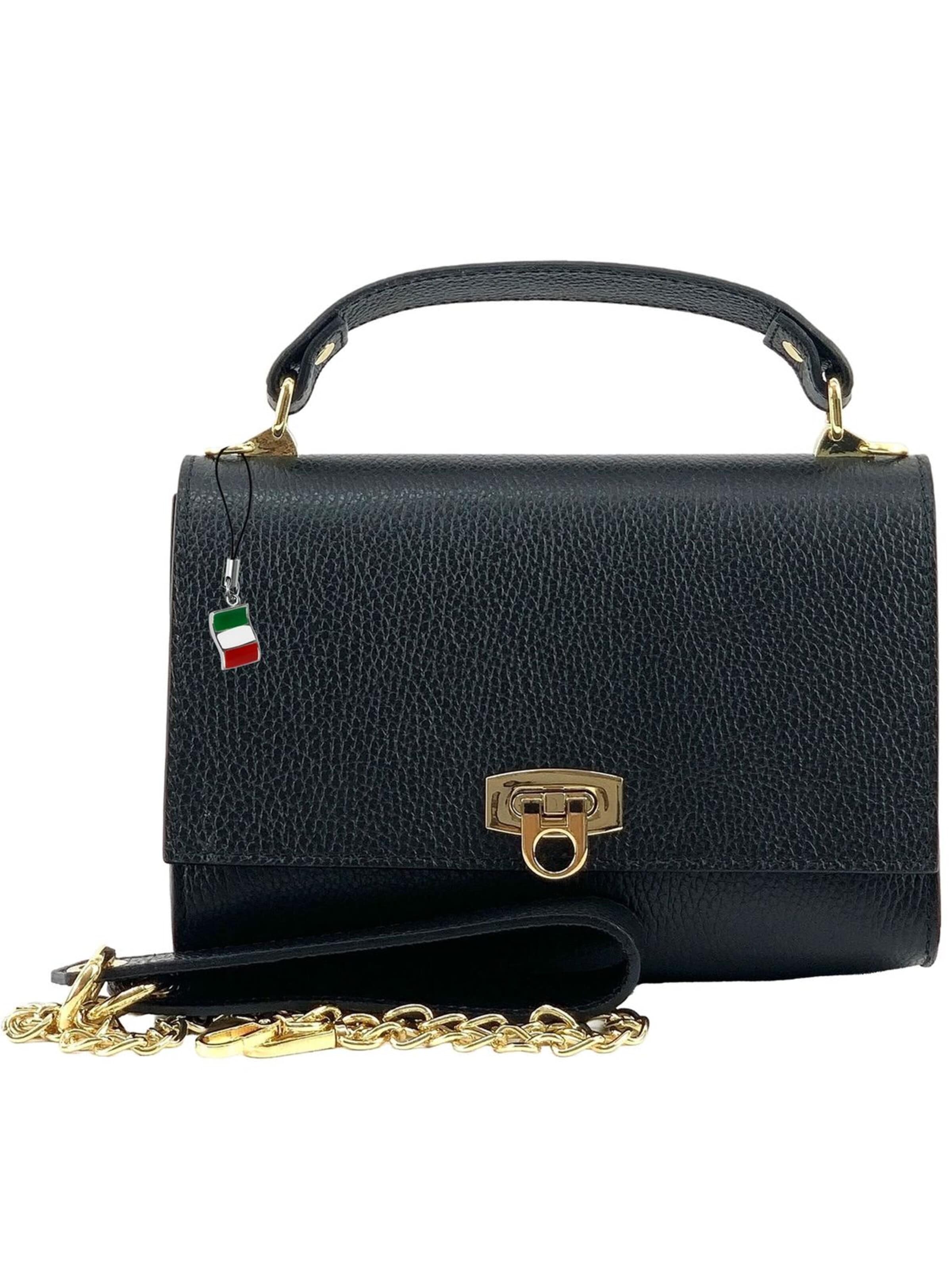 Borsa a mano di Florence in nero: frontale