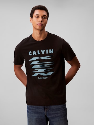Calvin Klein Jeans Póló - fekete: elől