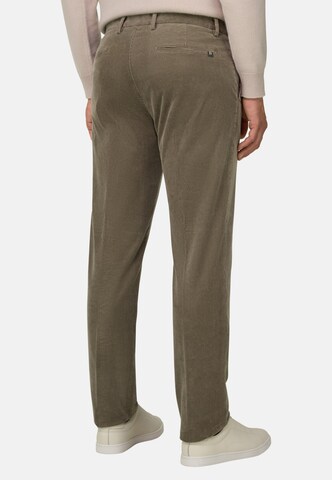 Boggi Milano Slimfit Chinohose in Braun: Rückseite