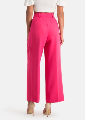 Loosefit Pantalon à plis 'Ronica' Nicowa en rose