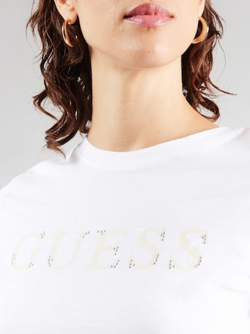 Tricou 'CLELIA' de la GUESS pe alb