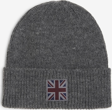 Finshley & Harding London Beanie in Grey: front