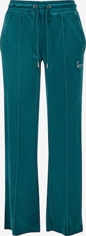 Regular Pantalon Karl Kani en vert : devant