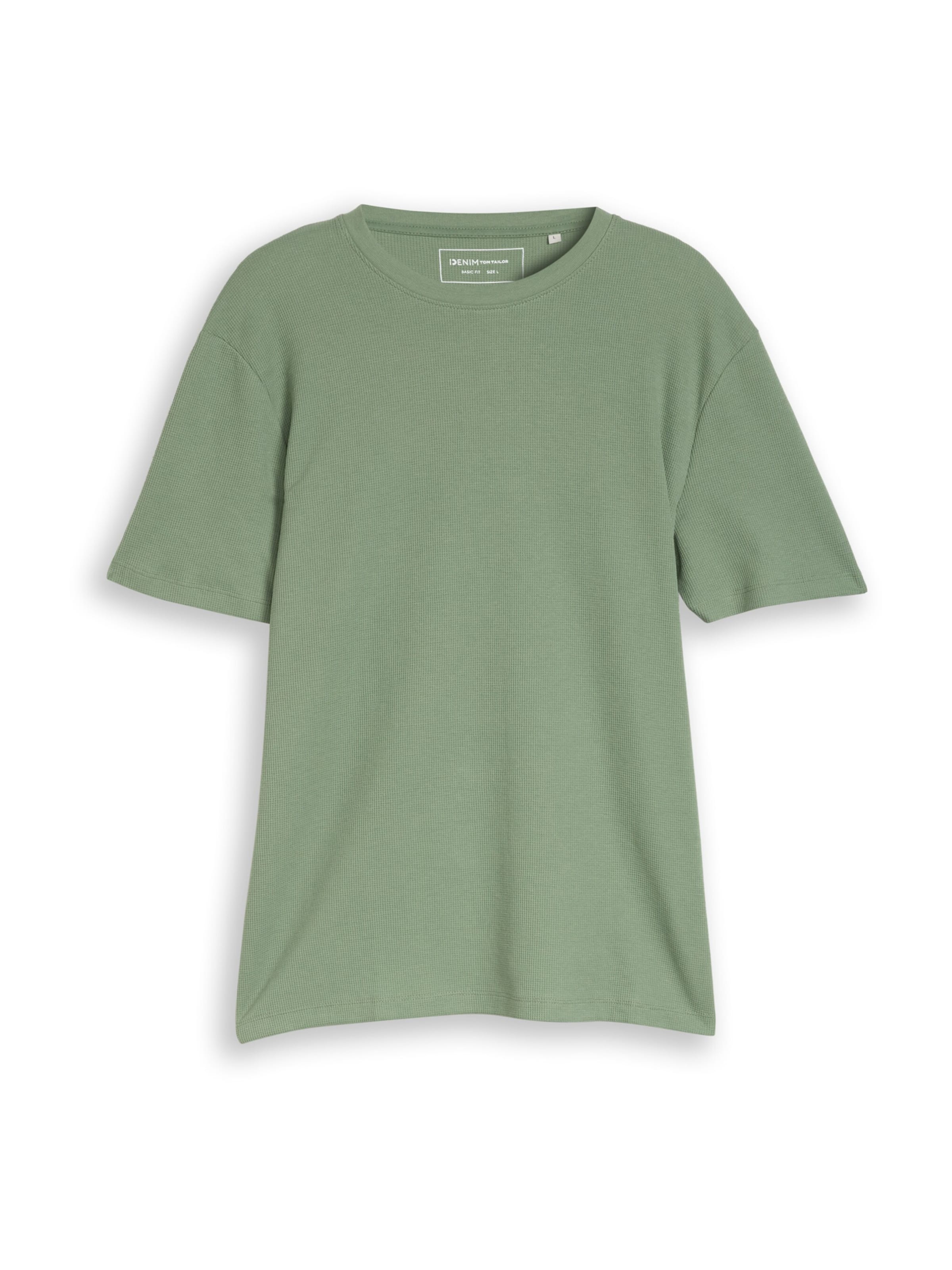 TOM TAILOR DENIM Póló - zöld: elől