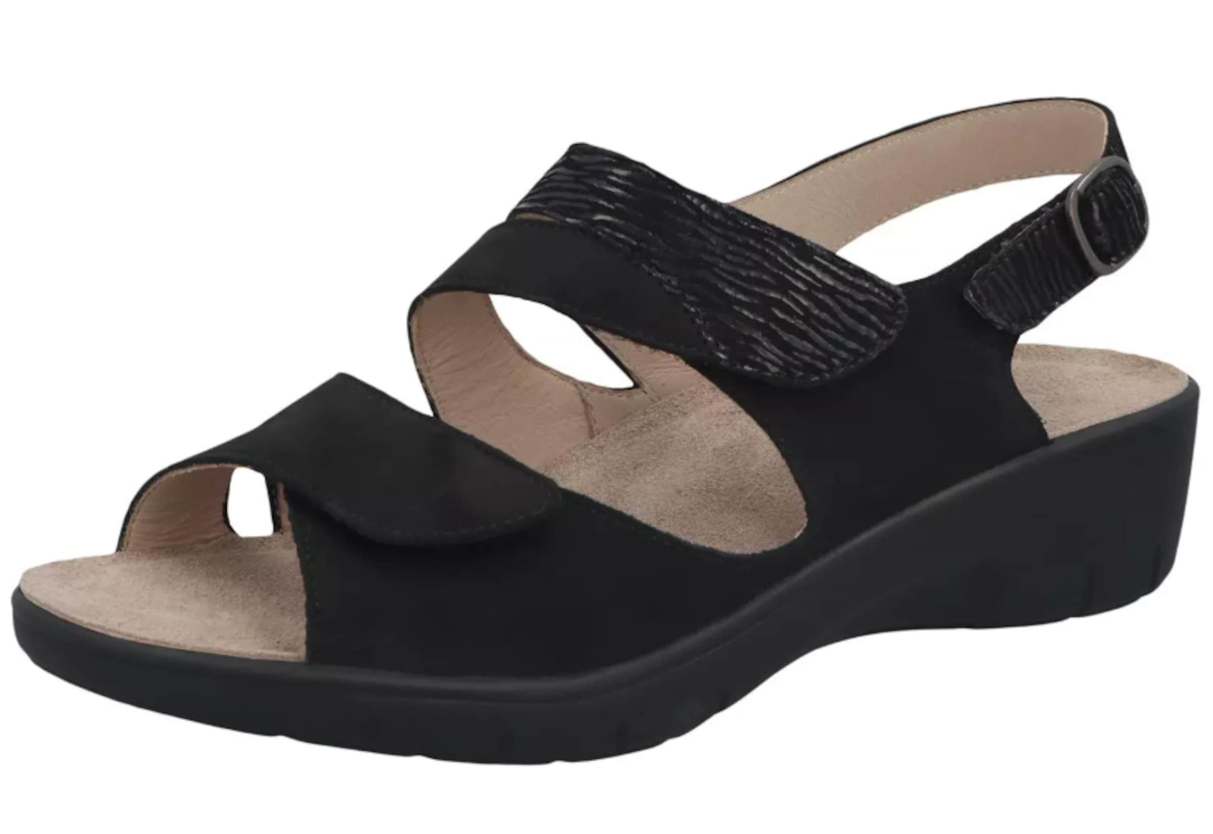 SOLIDUS Sandals in Black: front