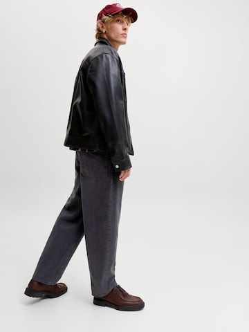 JACK & JONES - Loosefit Vaquero 'JJIDAN JJCREW' en negro