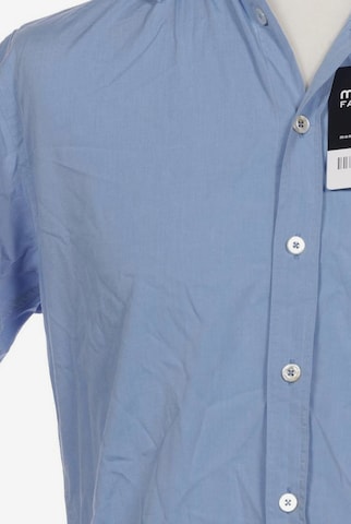 hessnatur Button Up Shirt in L in Blue