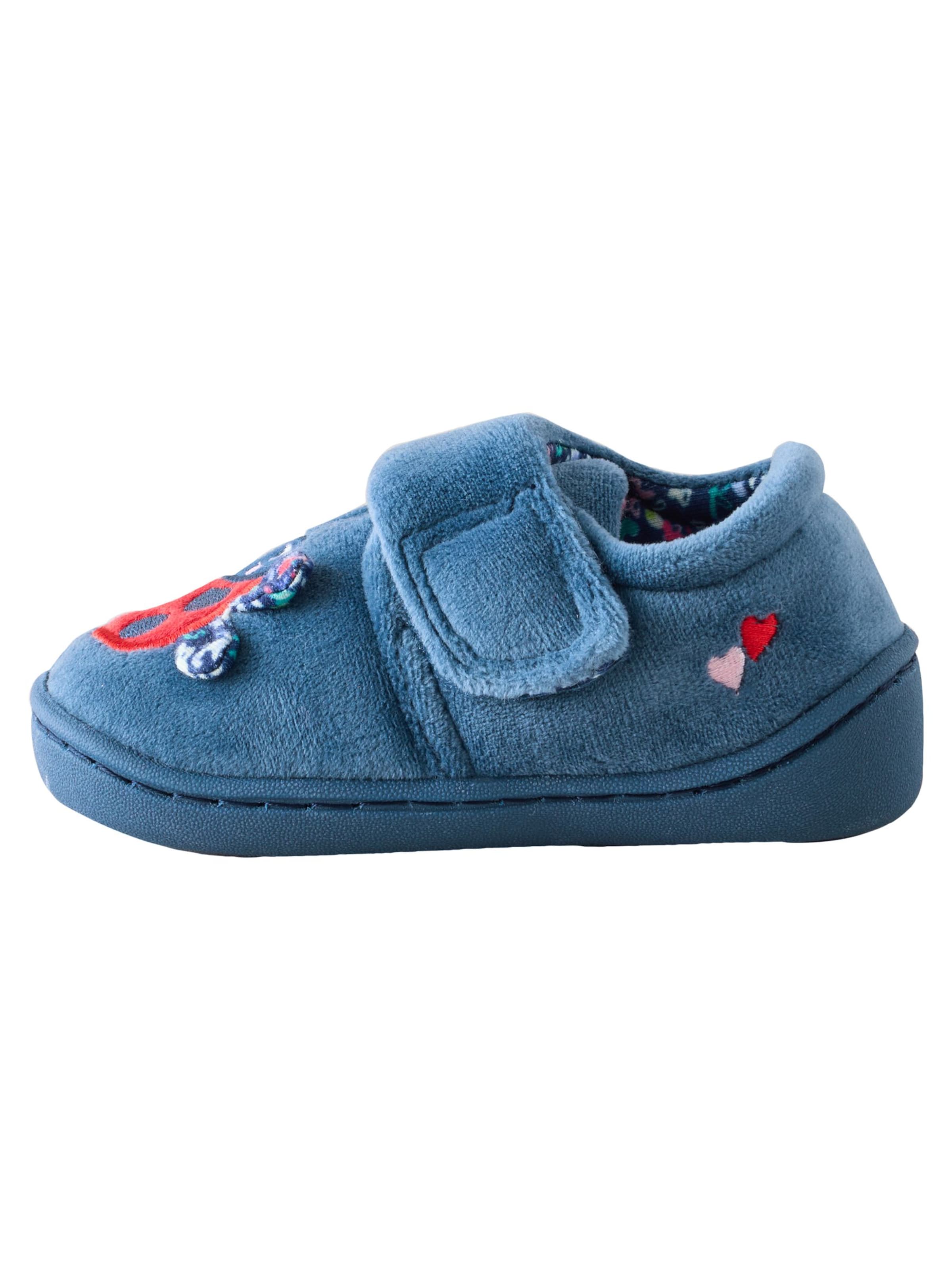 Next Pantofle – modrá: přední strana