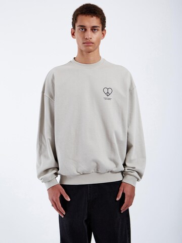 Dr. Denim Sweatshirt 'Kenan Sweatshirt' in Grijs: voorkant