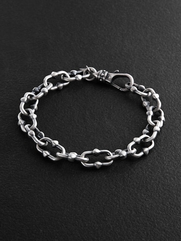 REYTEL Armband 'HURDLE'‌‌‌‌‌‌ in Silber