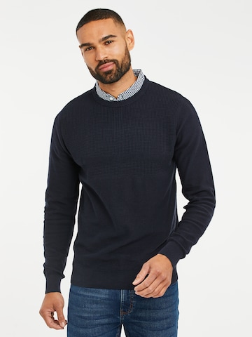 Pull-over 'Andy' Threadbare en bleu : devant