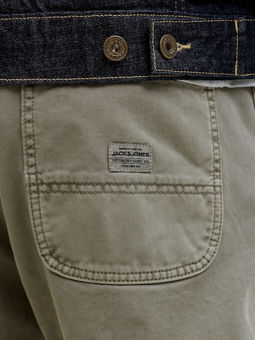 JACK & JONES Wide Leg Hose 'JPSTAlex' in Grau