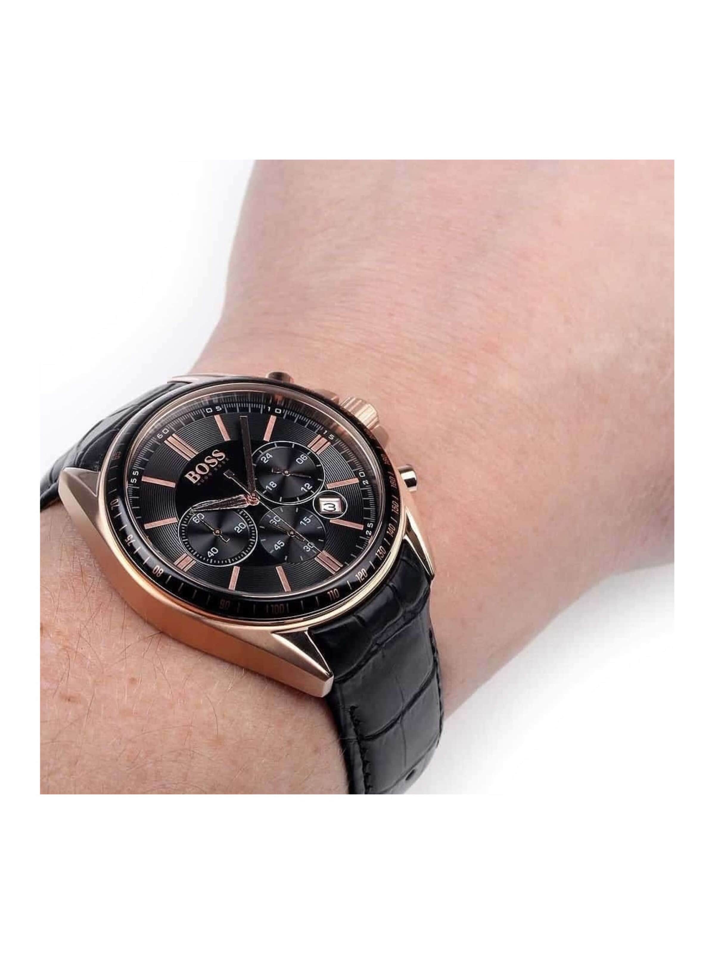 Orologio analogico 'Montre Homme Hugo Boss Chronograph Driver 1513092' di HUGO BOSS in oro