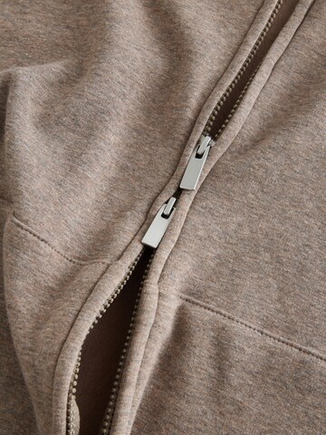 Next Zip-Up Hoodie in Brown