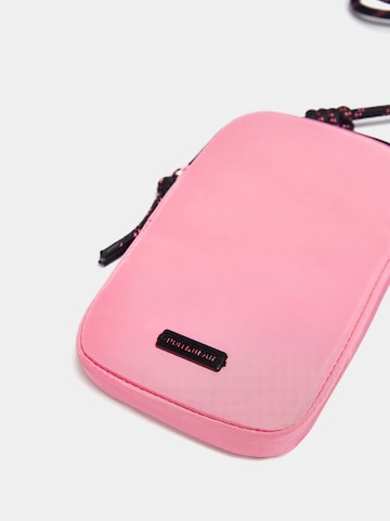 Pull&Bear Чанта за през рамо тип преметка в розово